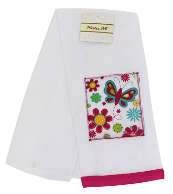 Полотенце махровое с ап плотность 38х63см 5см (F5318-3)