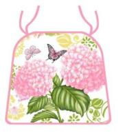 Подушка для стула Цветы гортензии 366х39см