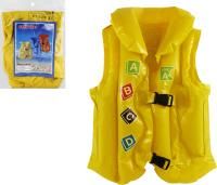Жилет надувной для плавания Цвет: желтый