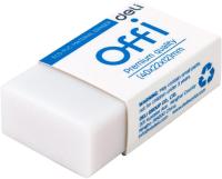 Ластик DELI 40х22х12мм Offi белый