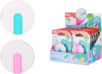 Ластик DELI 45х45х10мм U-Touch с держателем ассорт.