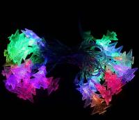 Гирлянда светодиодная на батарейках 3.5м 20 ламп мультиколор