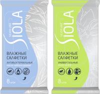 салфетки влажные siola 8шт купить