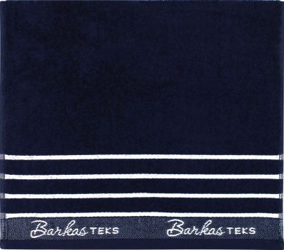 Полотенце махровое 49х89см Флеш (темно синий)