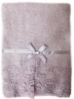 Полотенце махровое 64х130см 430гр/м цвет фиолетовый