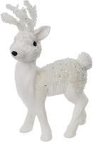 Украшение новогоднее Прекрасный оленёнок 22х12х37см Цвет: белый