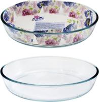 Форма для выпекания стеклянная ATMIX овальная 30х21.3 см