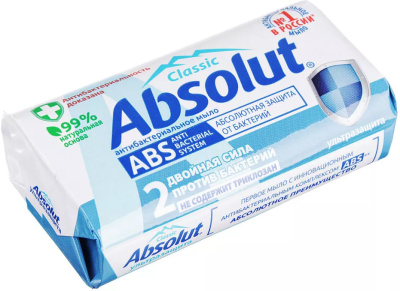 Мыло туалетное ABSOLUT 90г /Весна (Classic ультр. // 6059)