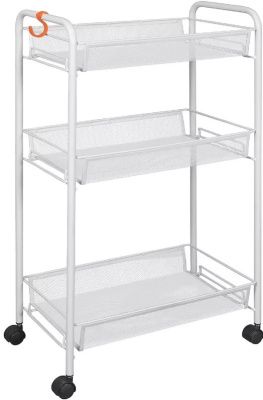 Этажерка Ладья-34КС 3 яруса 45х30х88см  (серый)