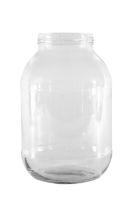 Банка из белого стекла Твист d82 типа III-2-82-2000
