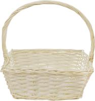 Корзина прямоугольная 37х26х15см с ручкой, ротанг