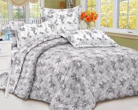 Комплект постельного белья Satin collection 1.5сп 4 предмета микросатин Скромница/Эльф