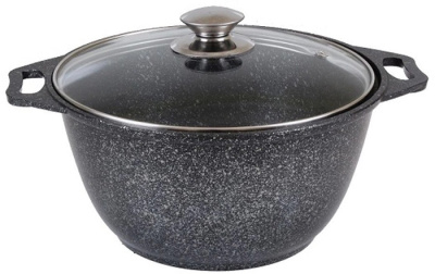 Кастрюля KUKMARA 3000мл ст.крышка, антипригарное покрытие