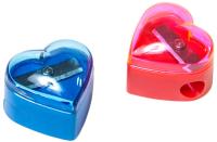 Точилка ALINGAR Сердечко с контейнером пластиковая