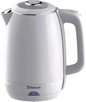 Чайник электрический SAKURA 1.8л 1800Вт белый