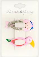 Зажимы для волос 2шт клик-клак