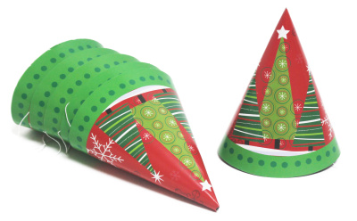 Набор колпаков бумажных 6шт 15см (C17Н НГ настр.)