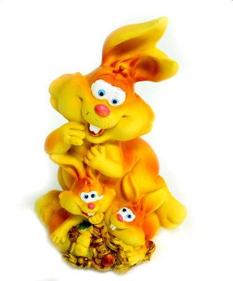 Копилка Кролик h13.5см  (В)