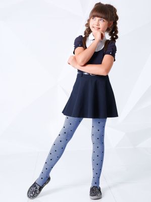 Giulia колготки Teen Girls Melange (р.140-146 navy)