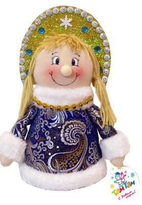 Сувенир новогодний 30.5см (С Снегурочка син.)