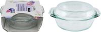 Кастрюля стеклянная ATMIX 700мл с крышкой