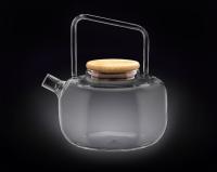 Чайник заварочный WILMAX с бамбуковой крышкой 800мл