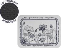 Коврик для сушки посуды Ботаника 30х40см