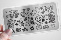 Пластины для стемпинга ногтей COSMAKE