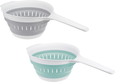 Дуршлаг Флекс складной ручкой (Смоки)