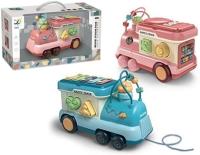 Игрушка развивающая Паровозик Сортер, каталка, лабиринт, ксилофон 39,5х19,5х21,5см