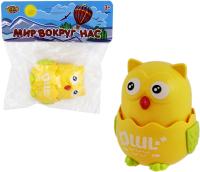 Сова заводная 4 цвета 16,5х19см