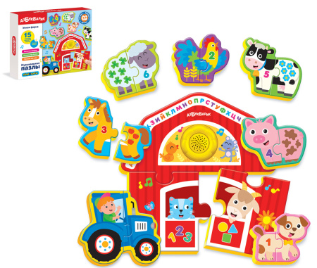 Пазлы музыкальные  (Умная ферма)