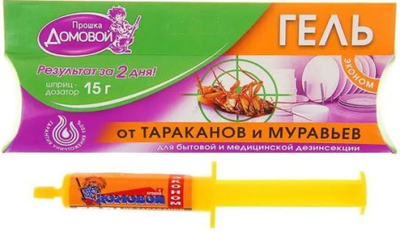 Средство инсектицидное ДОМОВОЙ ПРОШКА 15г гель от тараканов Эконом
