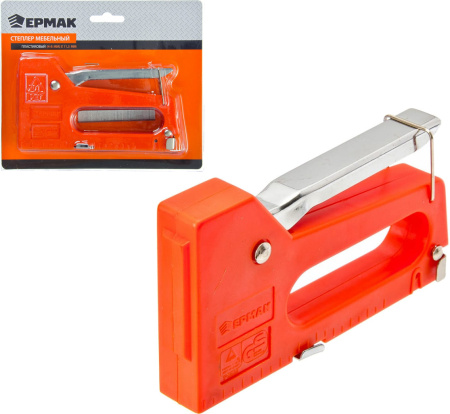 Степлер мебельный ЕРМАК 4-8ммх11.3мм пластик