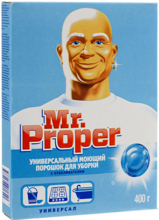 ЧС MR PROPER 400г порошок для уборки с отбеливающим эффектом