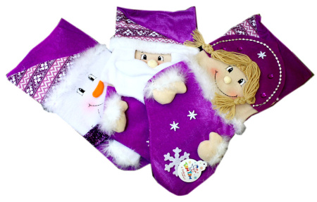 Сувенир новогодний Рождественский сапог 48см