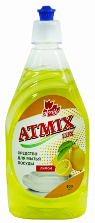 Средство моющее Atmix LUX 500мл для посуды (Лимон)