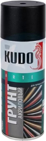 Грунт KUDO 520мл аэрозольный универсальный акриловый (черный // KU-2103)