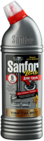 ЧС SANFOR 750мл для канализационных труб