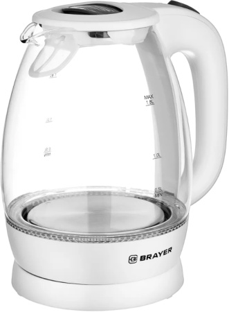 Чайник электрический BRAYER 1800мл 2200Вт белый