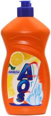Средство моющее AOS 450мл для посуды (Лимон 24-3)