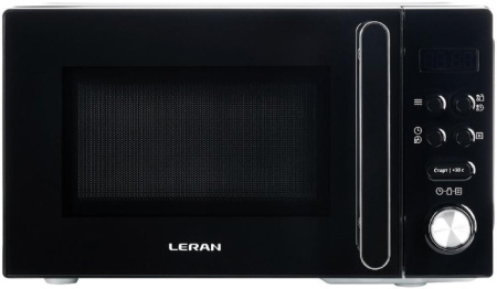 Микроволновая печь LERAN 21л 800Вт электронное ПУ черная