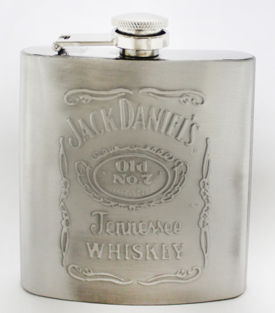 Фляжка 180мл 9.5см с надписью 