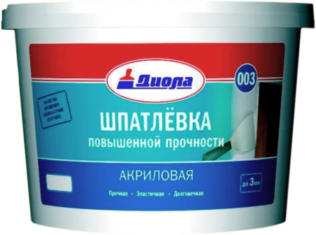 Шпатлевка ДИОЛА 1.0кг акриловая 