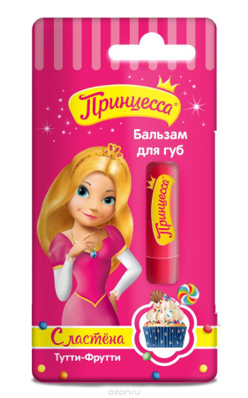 Бальзам для губ ПРИНЦЕССА Сластена детский (Тутти-фрутти)