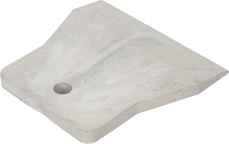 Шпатель БИБЕР 80мм резиновый Белый