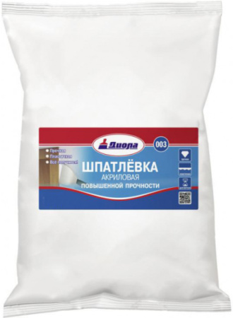 Шпатлевка ДИОЛА 2.0кг акриловая пакет