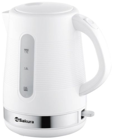 Чайник электрический SAKURA 1700мл 1850-2200Вт белый