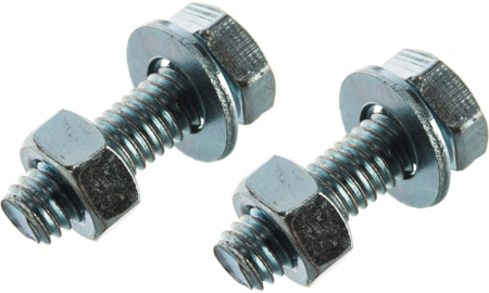 Болты Tech-KREP DIN933 М6х20мм 8шт 6-гранная головка оцинк, гайка, шайба