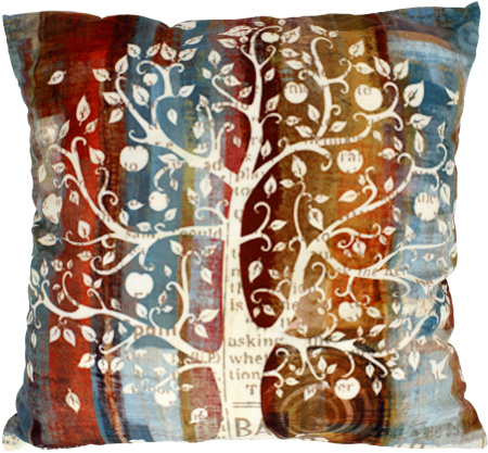 Подушка декоративная 45х45см (А-319 Денежное дерево)